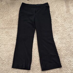 Iz Byer Black Straight Leg Women's Dress Pants/Slacks